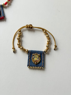 Open image in slideshow, Bracelet Escapulario (Jeans)
